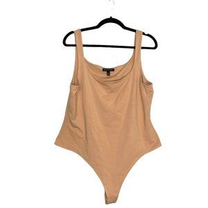 Banana Republic Body Suit XL Snap Crotch Tan